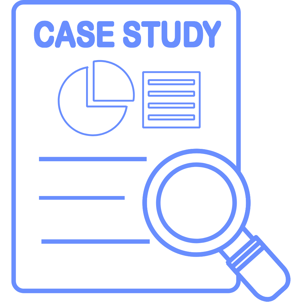 Grafik einer Case Study – Erfolgsgeschichte mit IT-Sicherheitslösungen von SECAAS.IT